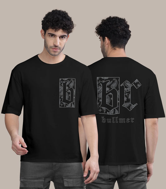 Trendy Cotton Blend Typography Print Oversized T-Shirt for Men's - Style Haven - Fashion247.in: Exclusive T-Shirts & Sweatshirts Boutique